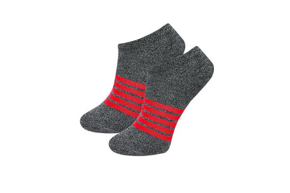 Lifestyle No Show Socks Stripe / 6 Pack