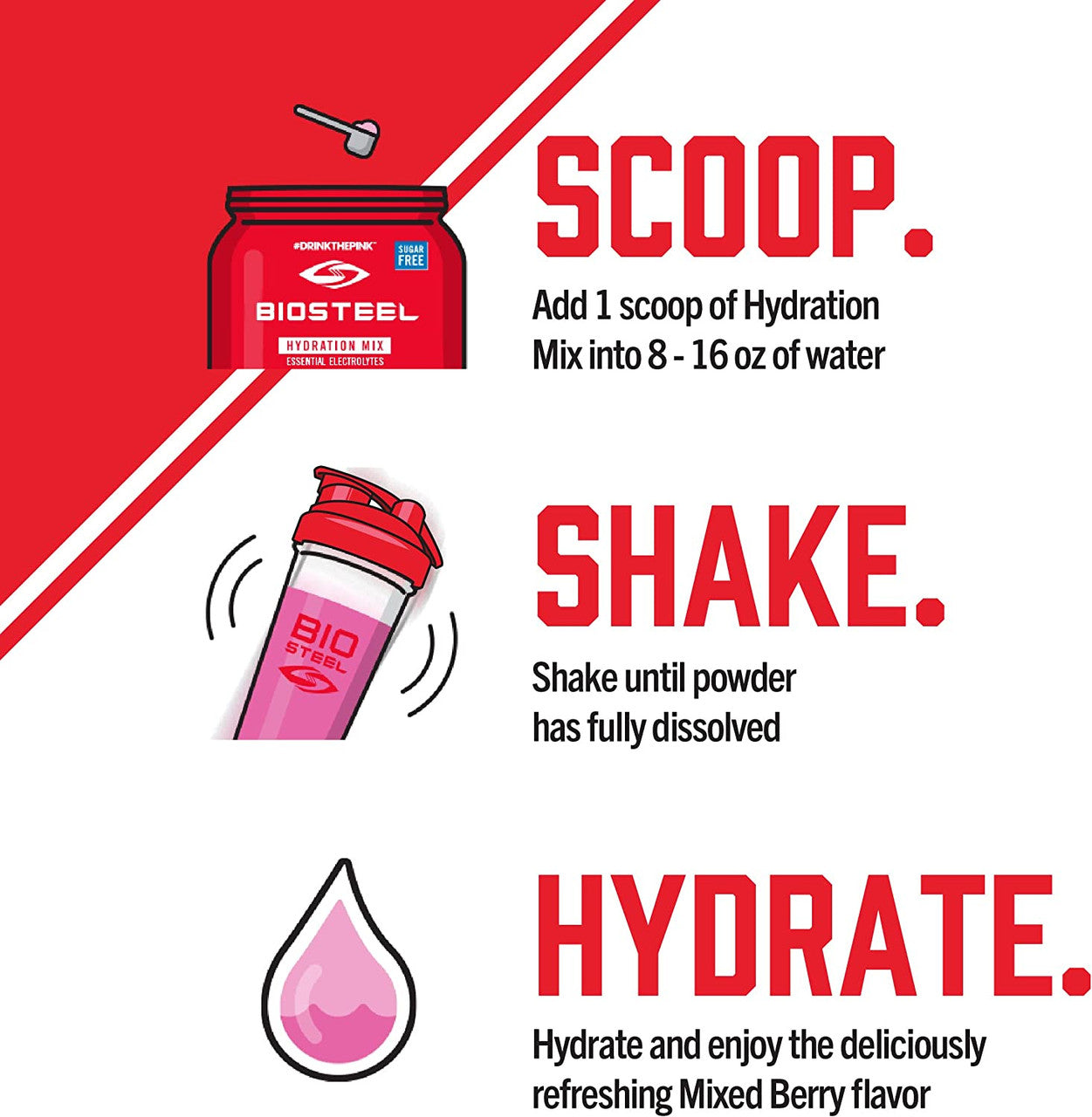 HYDRATION MIX - 100 SRV/700 GR