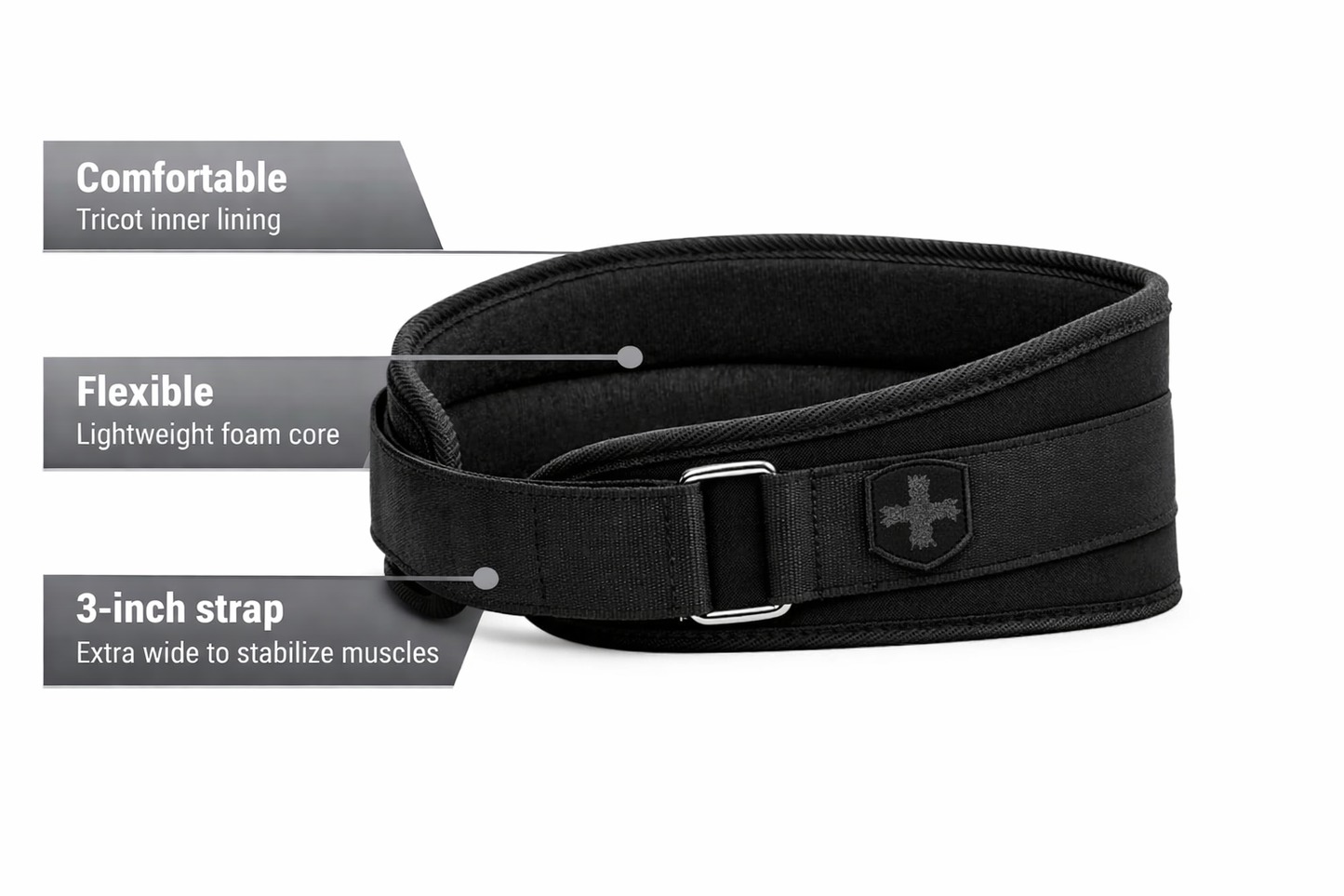 5" Foam Core Weightlifting Belt