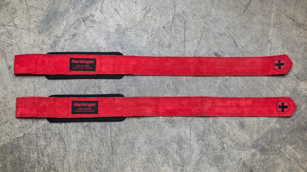 PADDED LEATHER LIFTING STRAPS