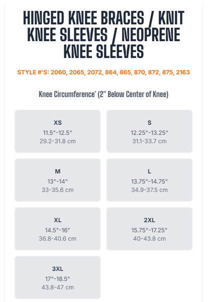 KNEE SUPPORT WITH DUAL HINGES