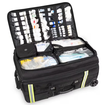 EMERAIR TROLLEY BG FOR RESPIRATORY EMERGENCIES - BLACK