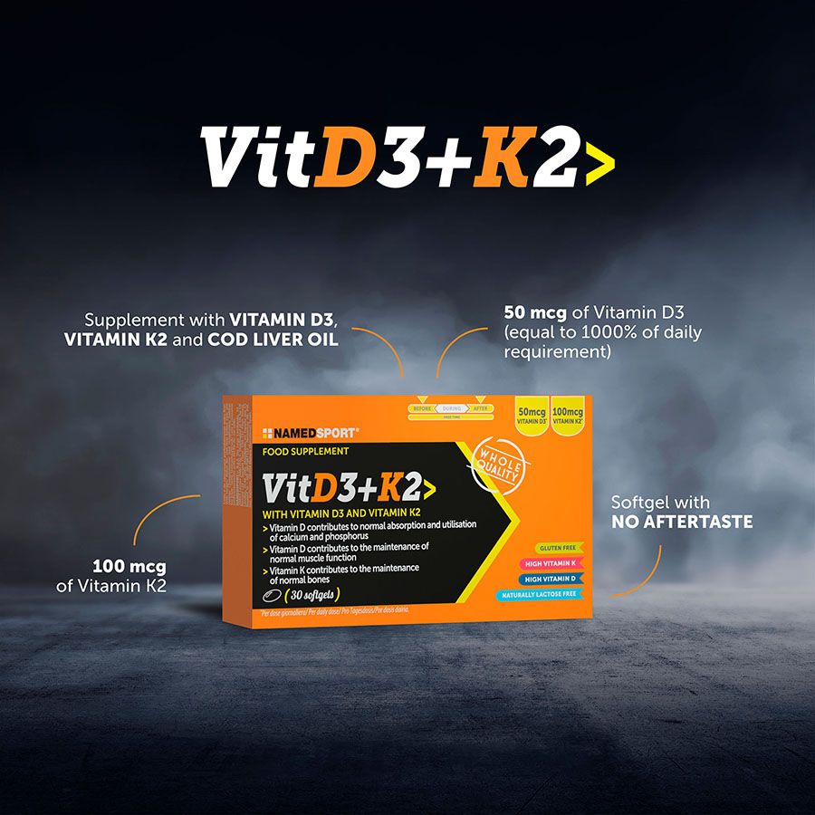 VITAMIN D3 + K2 30 SOFTGELS