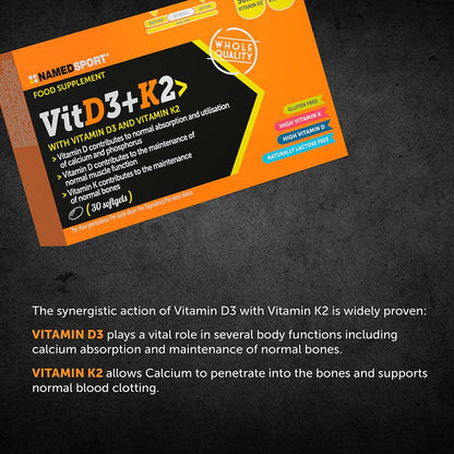 VITAMIN D3 + K2 30 SOFTGELS