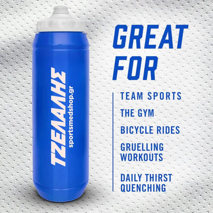 TZELALIS WATER BOTTLE BLUE 27oz/800ml