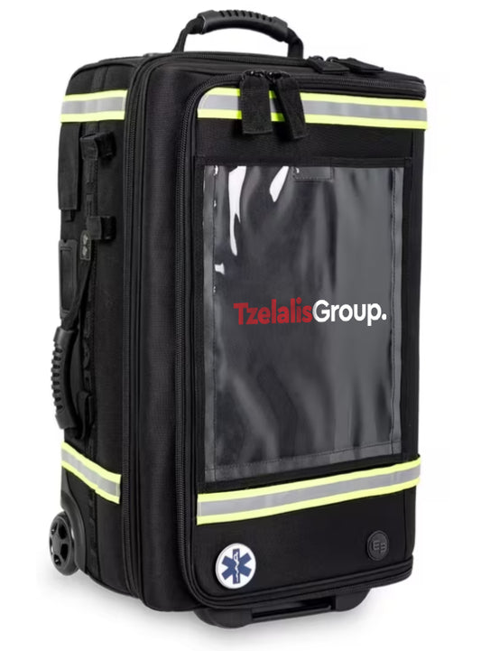 EMERAIR TROLLEY BG FOR RESPIRATORY EMERGENCIES - BLACK