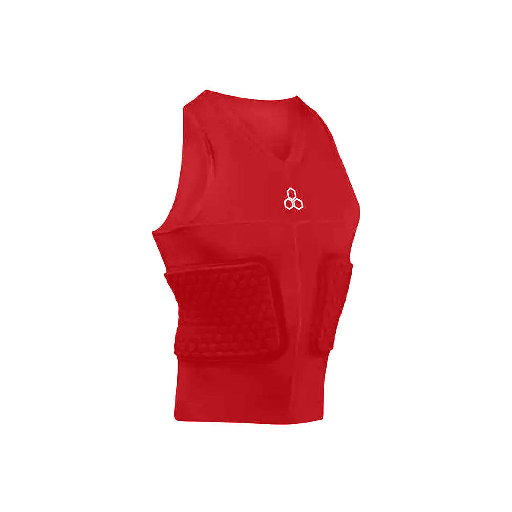 V-Neck Tank Top with Rib & Spine HEX™Pads